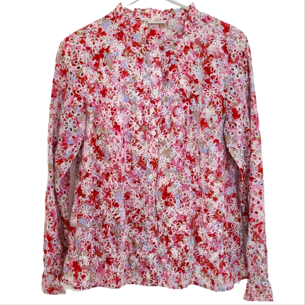 LOGO Lori Goldstein Shirt Size S